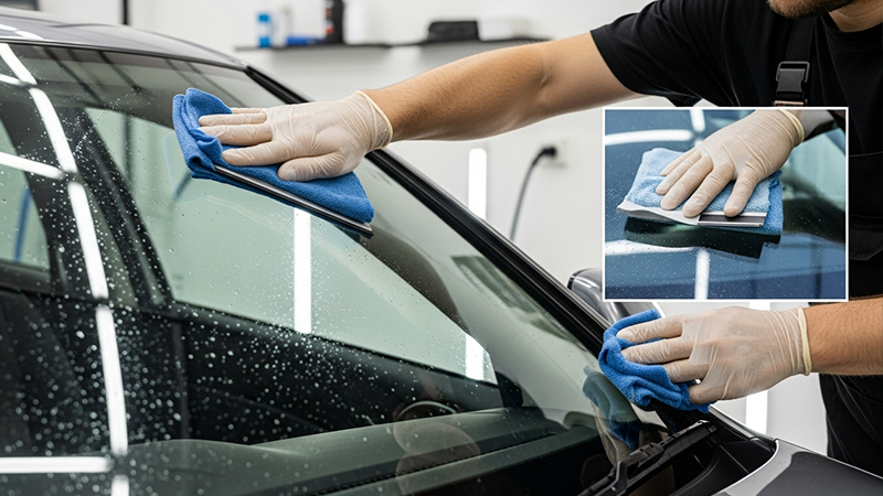 FENSTER- UND GLASREINIGUNG