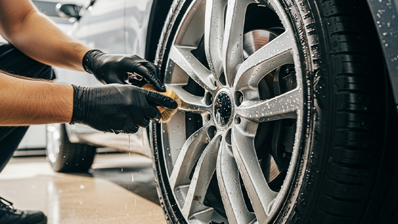 REIFEN- UND FELGENREINIGUNG